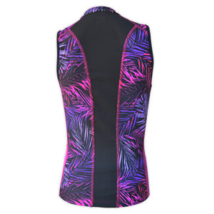 Women’s Sleeveless Jersey with Back Mesh - Purple
